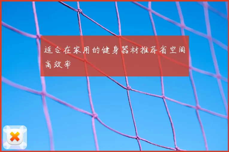 适合在家用的健身器材推荐省空间高效率